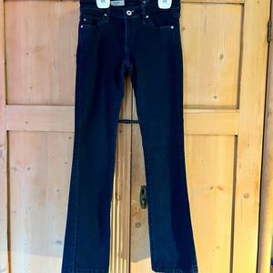 AG 'The Ballad' slim boot cut jean in dark wash. Size 25 regular length